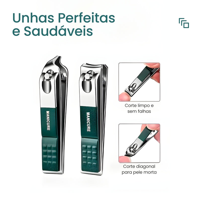 ManiPro™ - Estojo de Manicure Portátil 6 em 1: Elegância e Funcionalidade