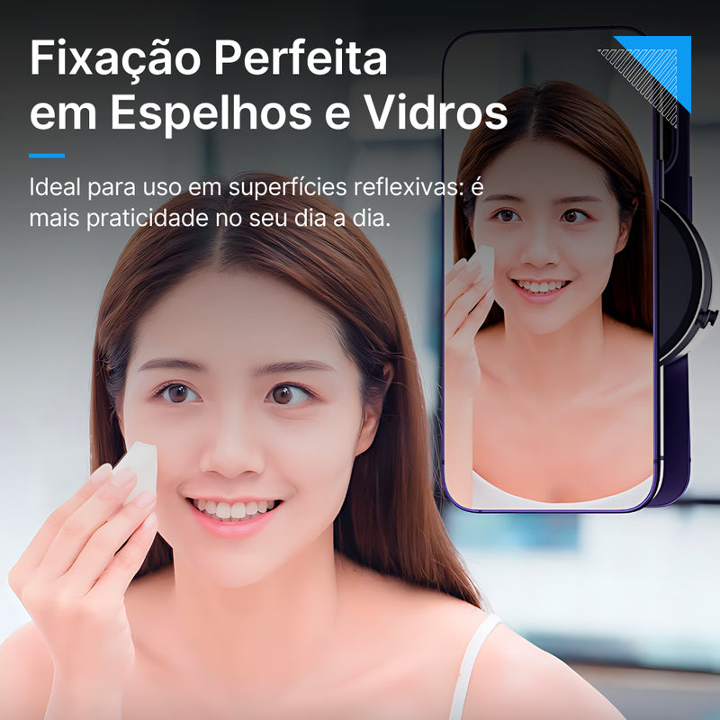 GripLock 360™ - Suporte Magnético Inteligente para Celular: Seguro nas Curvas, Firme nas Frenagens