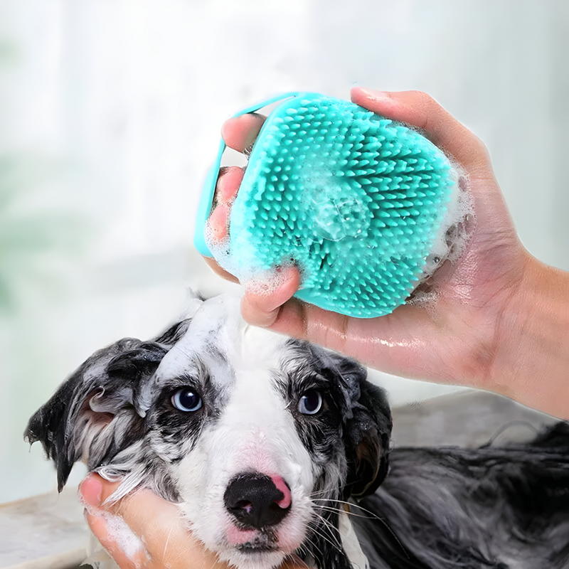 PetGlow™ - Escova de Banho para Pets: Limpeza e Relaxamento para Seu Amigo de Quatro Patas
