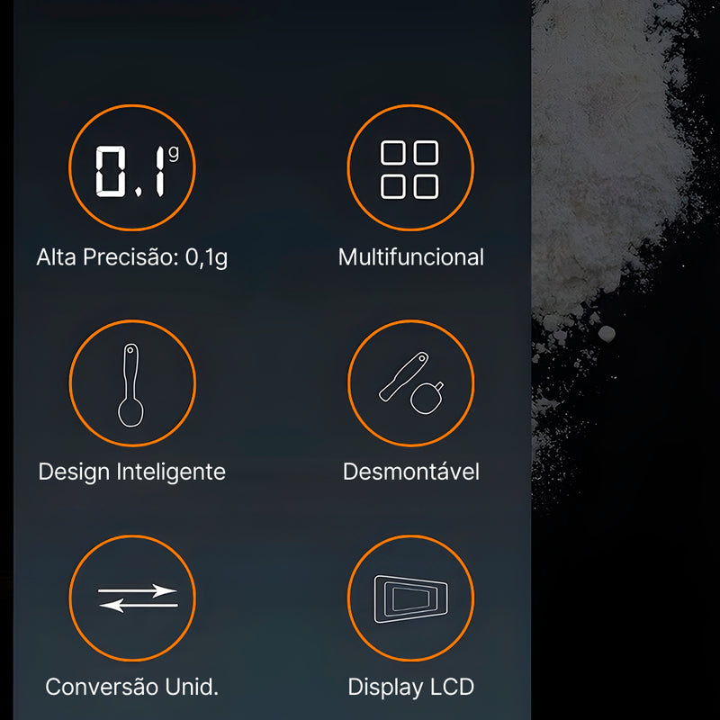 SpoonScale™ - Colher de Medição Digital: Pesagem Precisa para sua Cozinha