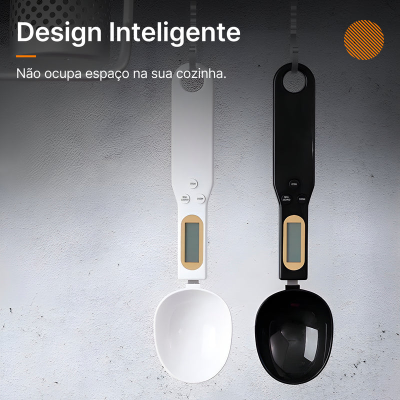 SpoonScale™ - Colher de Medição Digital: Pesagem Precisa para sua Cozinha