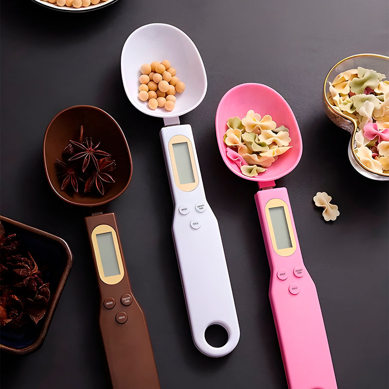 SpoonScale™ - Colher de Medição Digital: Pesagem Precisa para sua Cozinha