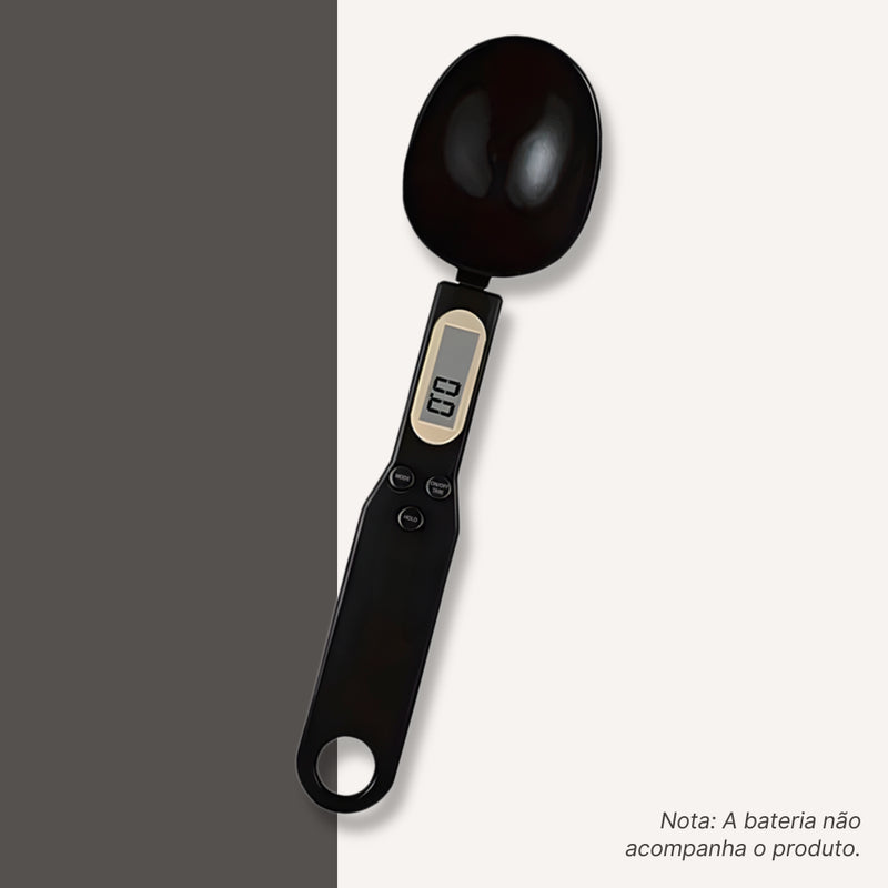 SpoonScale™ - Colher de Medição Digital: Pesagem Precisa para sua Cozinha