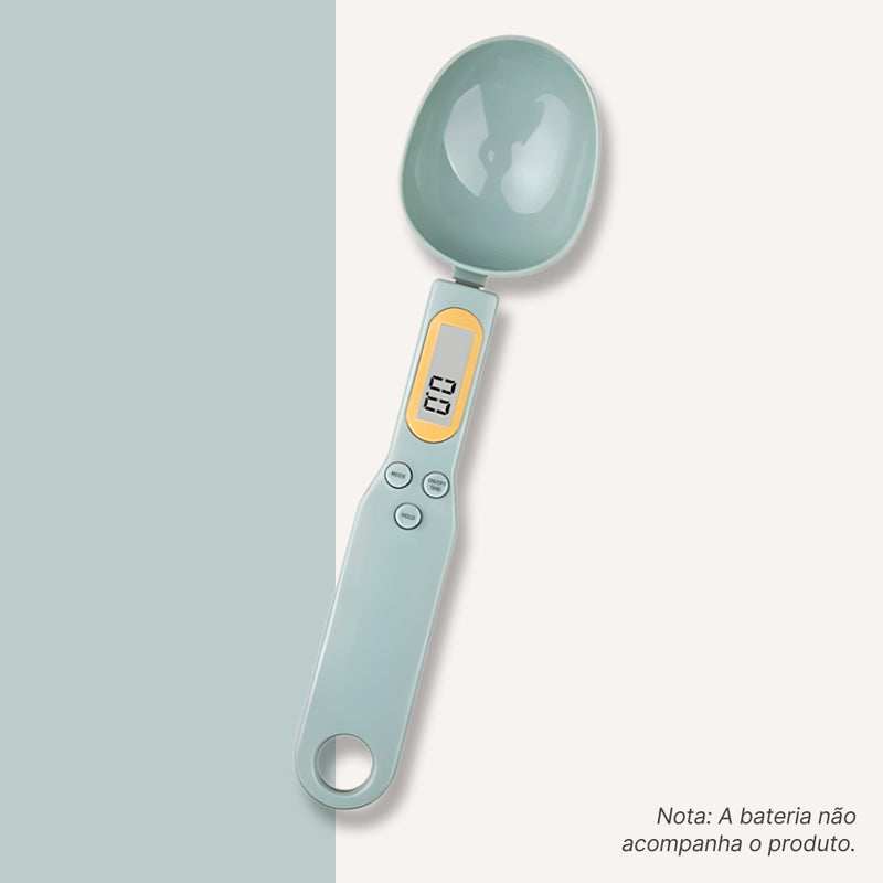 SpoonScale™ - Colher de Medição Digital: Pesagem Precisa para sua Cozinha