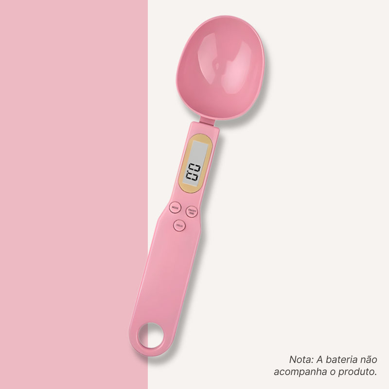 SpoonScale™ - Colher de Medição Digital: Pesagem Precisa para sua Cozinha