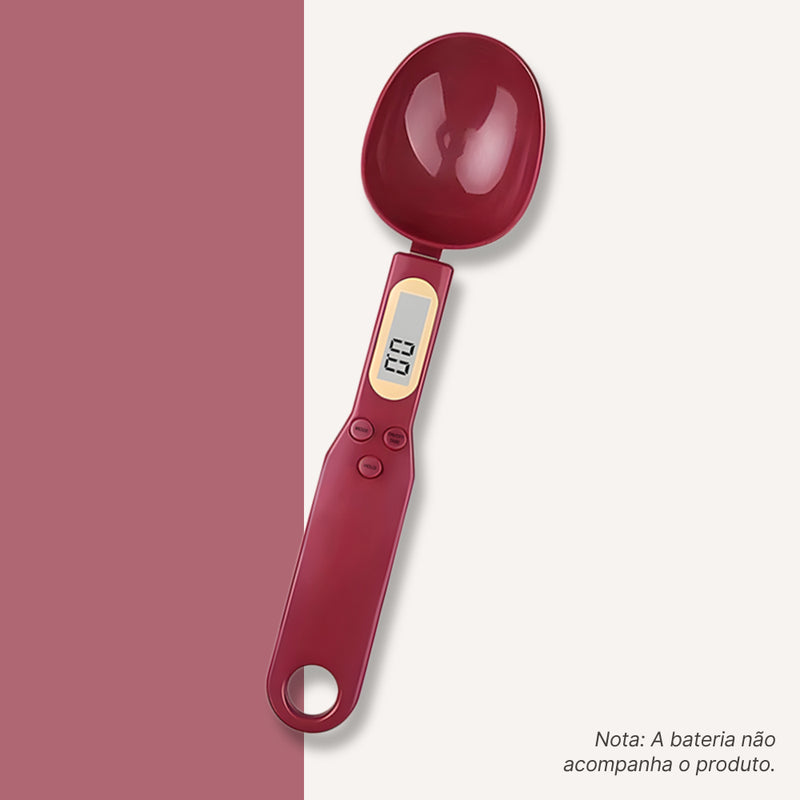 SpoonScale™ - Colher de Medição Digital: Pesagem Precisa para sua Cozinha